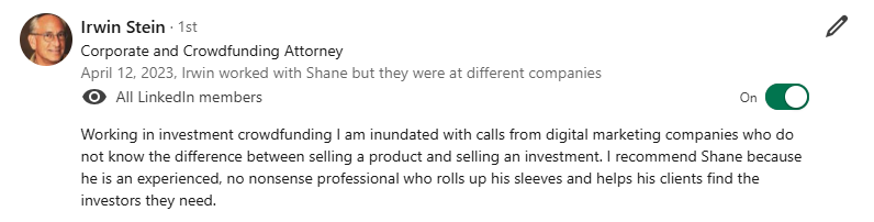 crowdfunding consultant